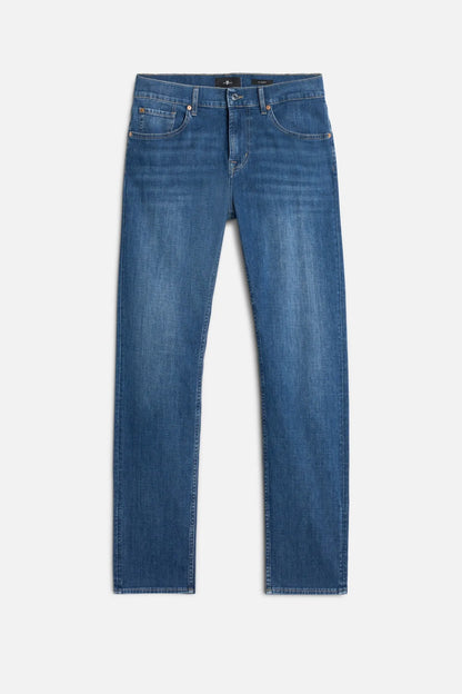 7 For All Mankind Mid Blue Men Slimmy in Special Edition SKU: 7TC4SR51_3A6 Image 01