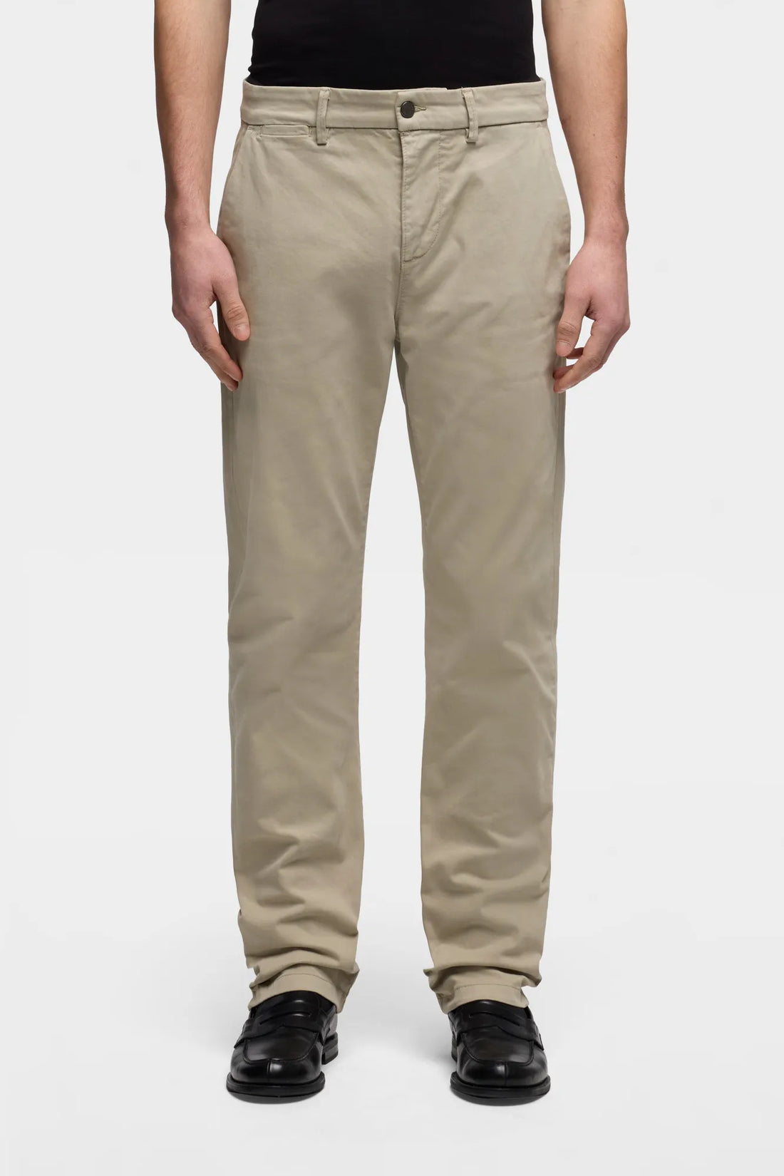 7 For All Mankind Beige Men Slimmy Chinos SKU: 7TC50E45_3ND Image 02
