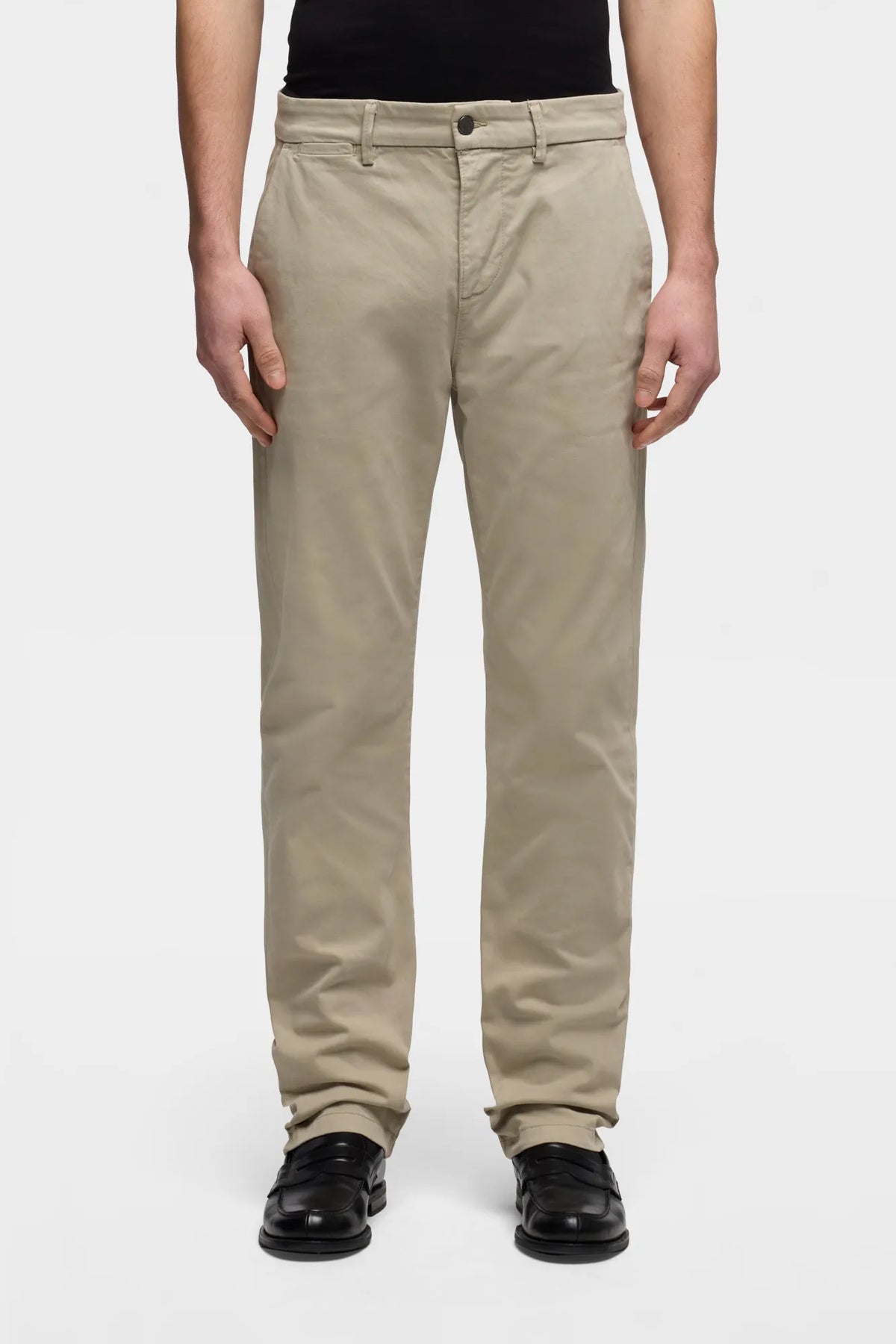 7 For All Mankind Beige Men Slimmy Chinos SKU: 7TC50E45_3ND Image 02