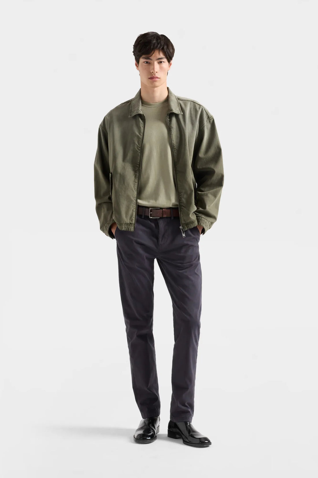 7 For All Mankind Dark Blue Men Slimmy Chinos SKU: 7TC50E45_STS Image 01