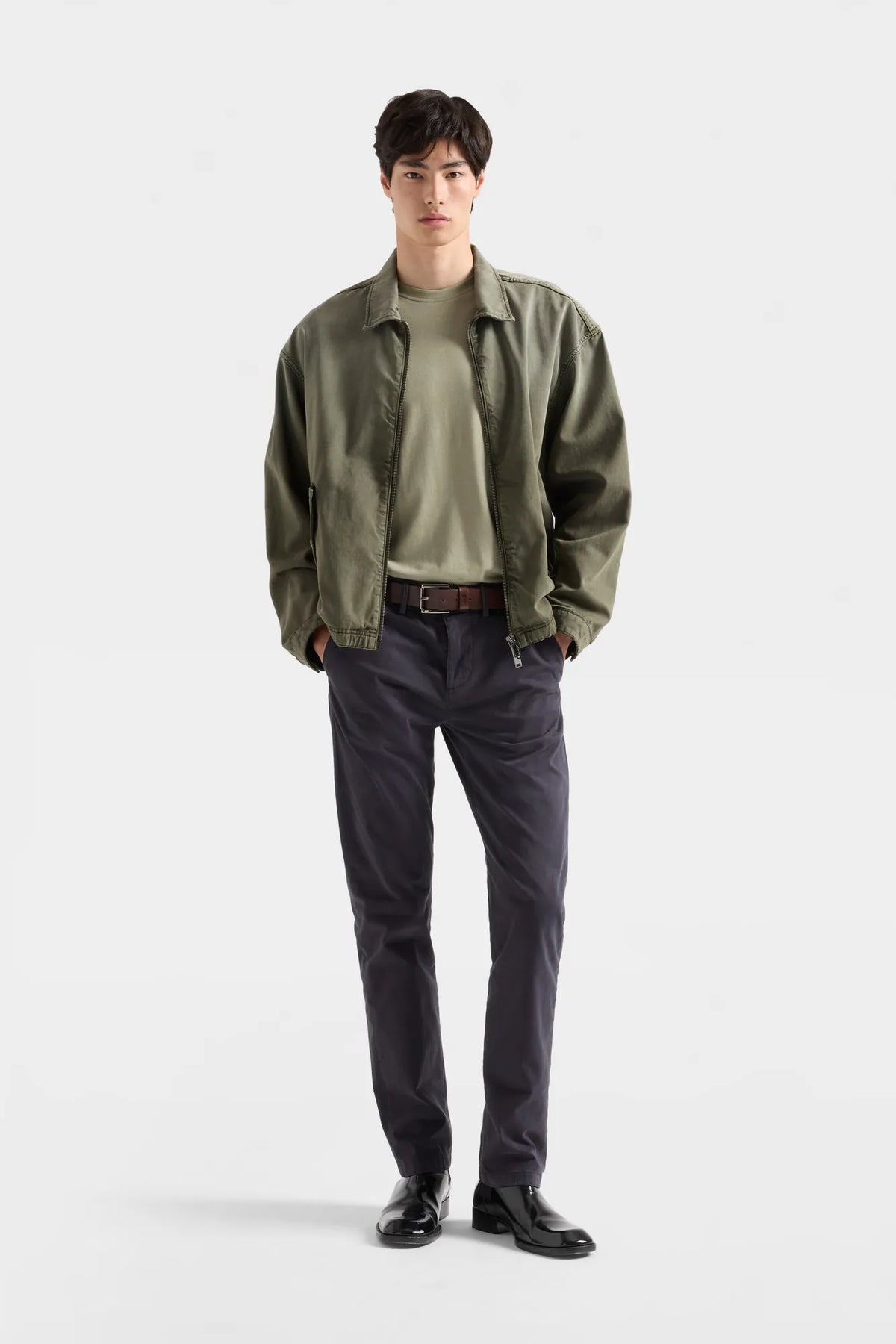 7 For All Mankind Dark Blue Men Slimmy Chinos SKU: 7TC50E45_STS Image 01