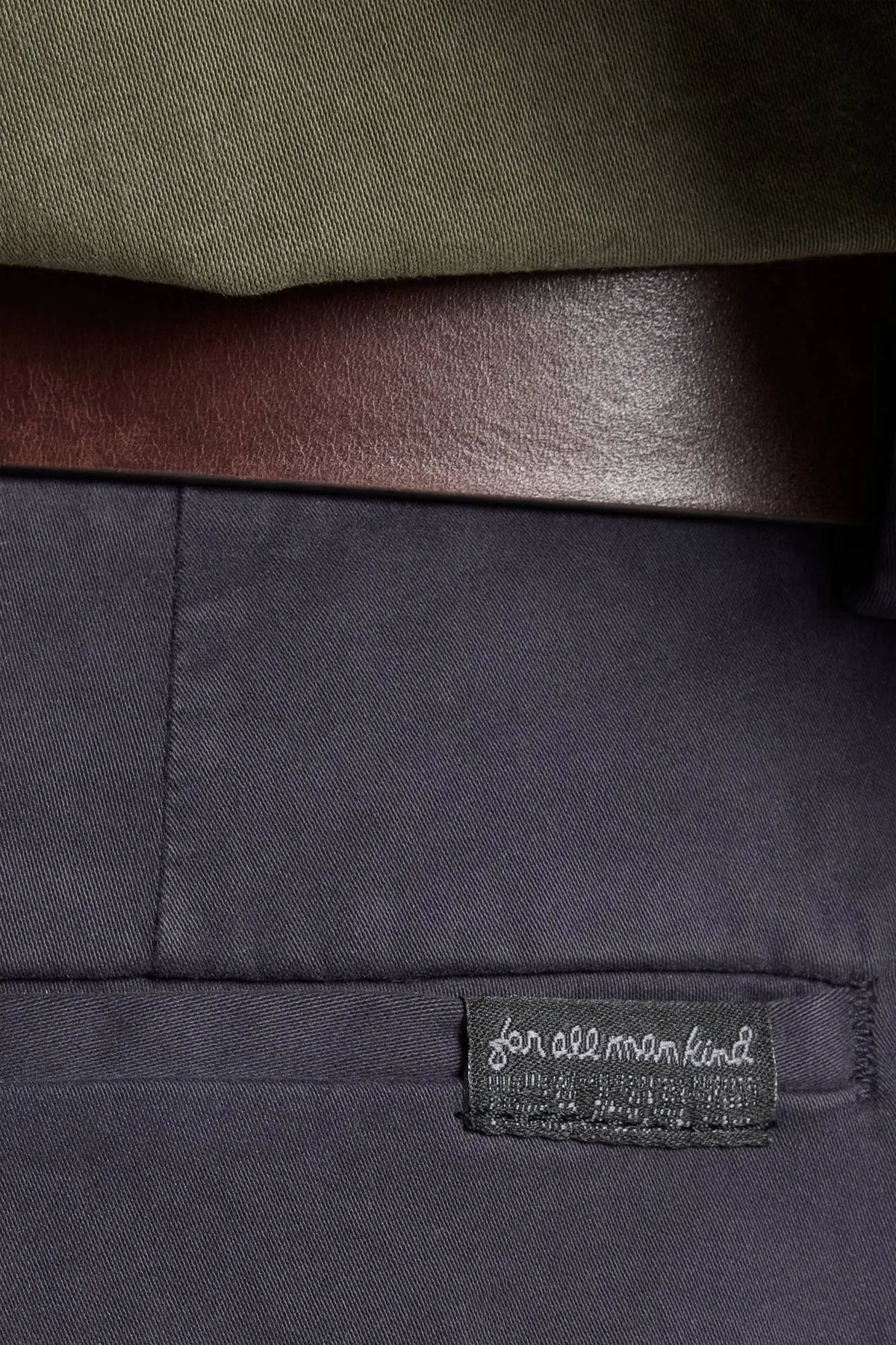 7 For All Mankind Dark Blue Men Slimmy Chinos SKU: 7TC50E45_STS Image 03