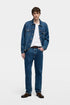 7 For All Mankind Dark Blue Men Modern Straight SKU: 7TD80066_3LO Image 01