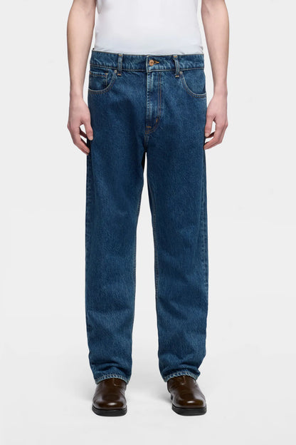 7 For All Mankind Dark Blue Men Modern Straight SKU: 7TD80066_3LO Image 02