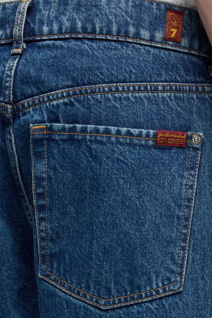 7 For All Mankind Dark Blue Men Modern Straight SKU: 7TD80066_3LO Image 03