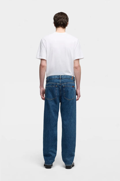 7 For All Mankind Dark Blue Men Modern Straight SKU: 7TD80066_3LO Image 04