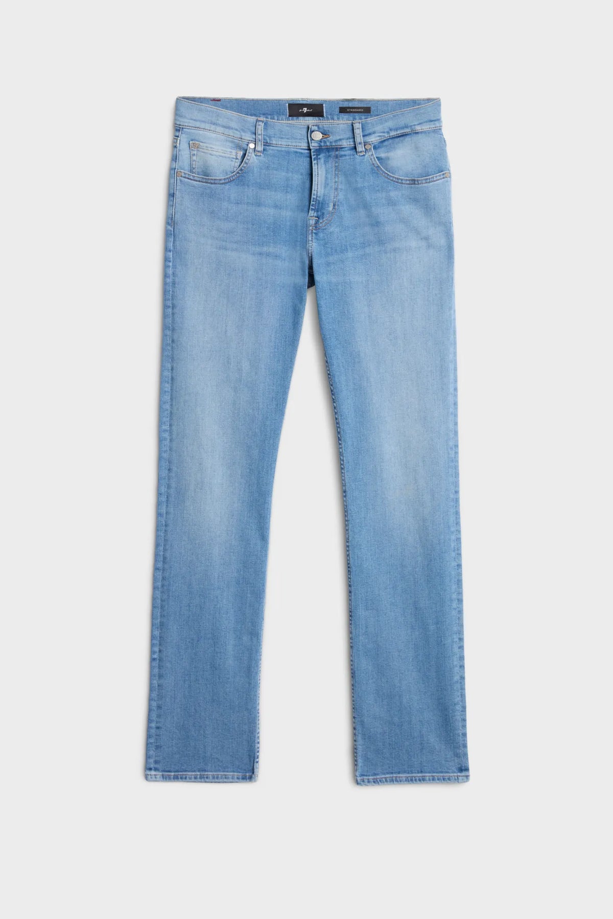 7 For All Mankind Light Blue Men Standard in Luxe Performance SKU: 7TE10C12_3LF Image 06