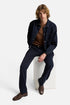 7 For All Mankind Navy Men The Straight in Luxe Performance Knit SKU: 7TE70E23_1LT Image 07