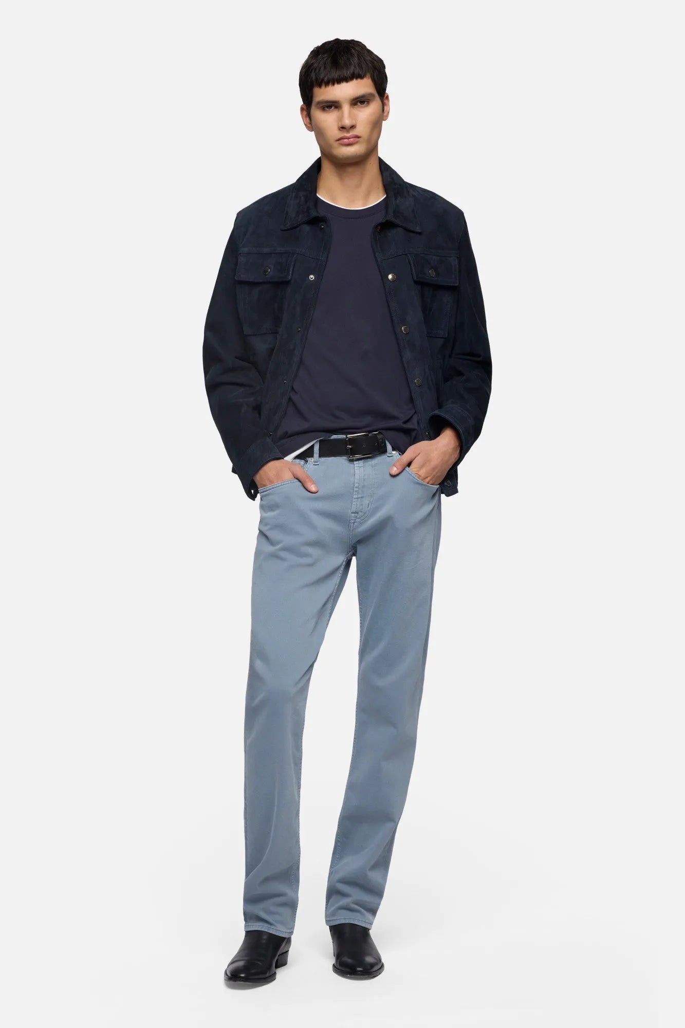 7 For All Mankind Cloud Men The Straight in Left Hand SKU: 7TE70E27_3BD Image 02