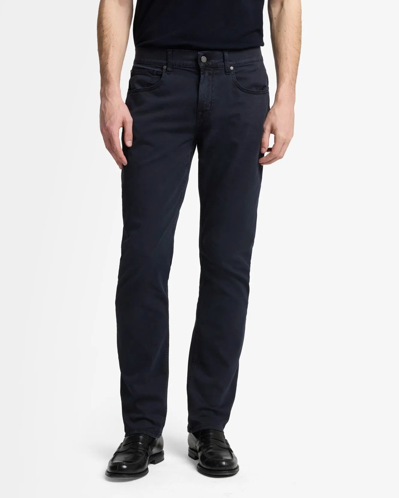 7 For All Mankind_Deep Navy_THE STRAIGHT in Luxe Performance Sateen_7TE70E45_1DA_02