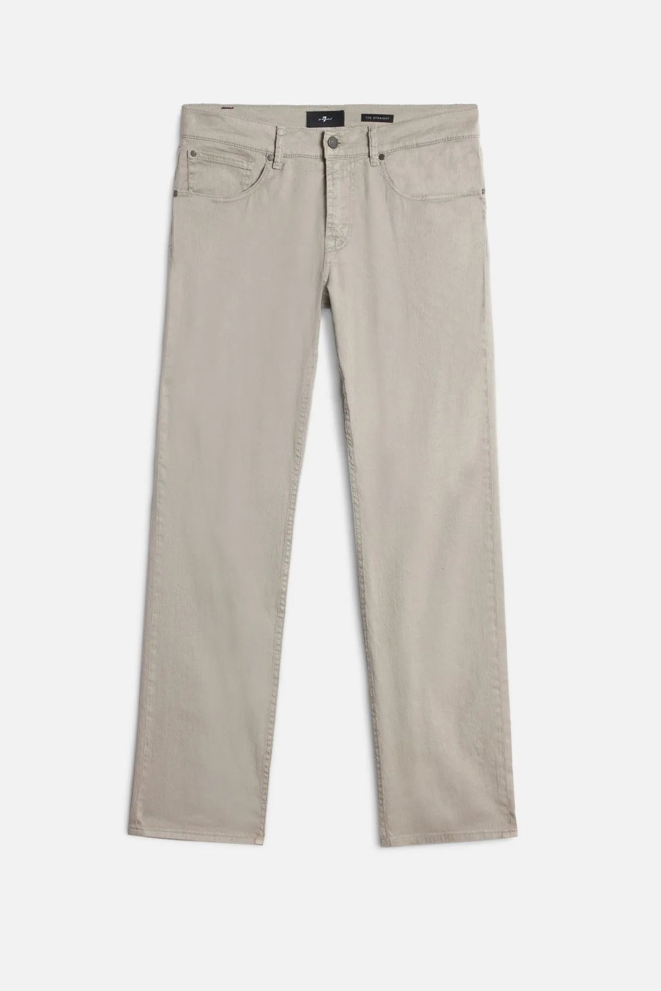 7 For All Mankind Iron Men The Straight in Denim Linen SKU: 7TE70G06_3BC Image 01