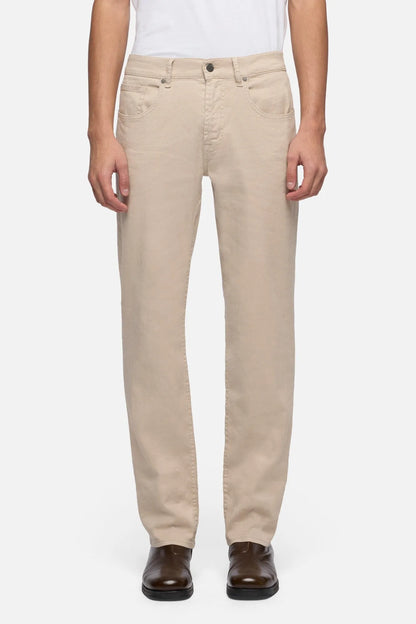 7 For All Mankind Oat Men The Straight in Denim Linen SKU: 7TE70G06_3BK Image 03