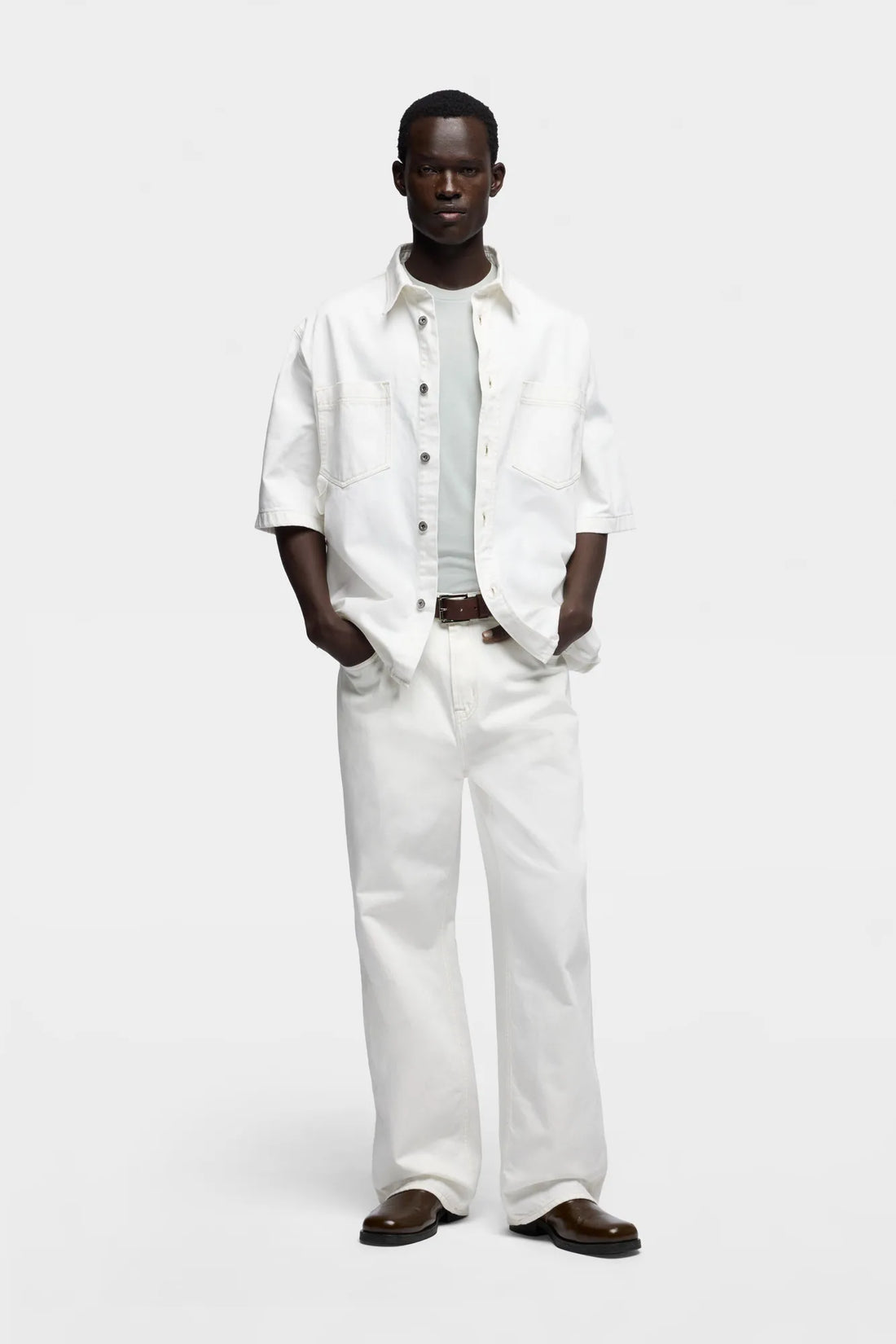 7 For All Mankind White Men Wide Leg SKU: 7TI91G86_3M9 Image 01