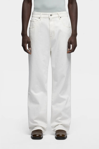 7 For All Mankind White Men Wide Leg SKU: 7TI91G86_3M9 Image 02