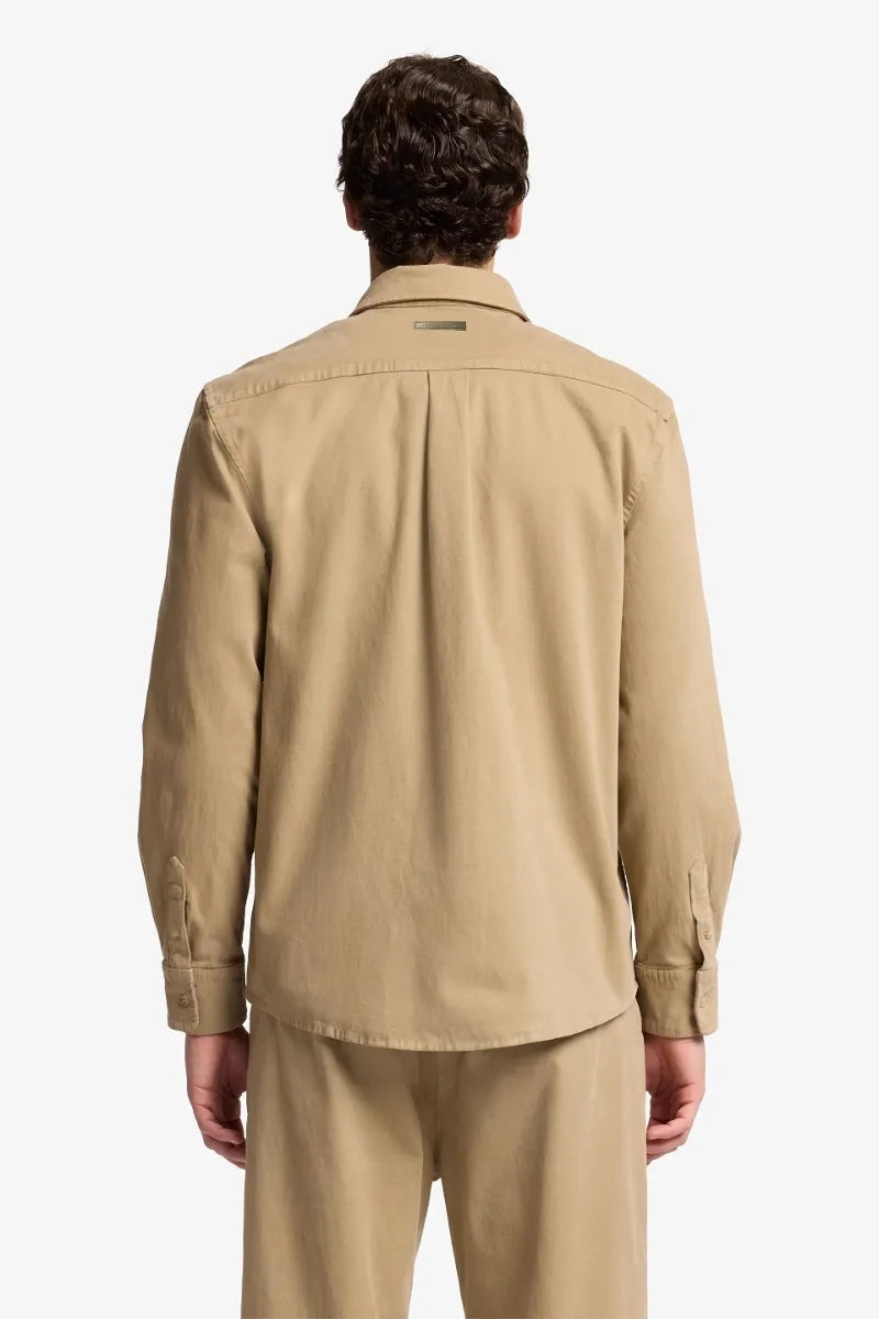 7 For All Mankind_Beige_Long Sleeve Regular Shirt in Comfort Twill_7TN80E39_1NP_04