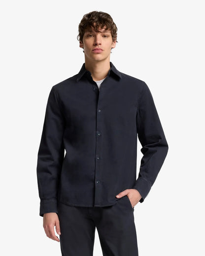7 For All Mankind_Blue_Long Sleeve Regular Shirt in Comfort Twill_7TN80E39_1NQ_01