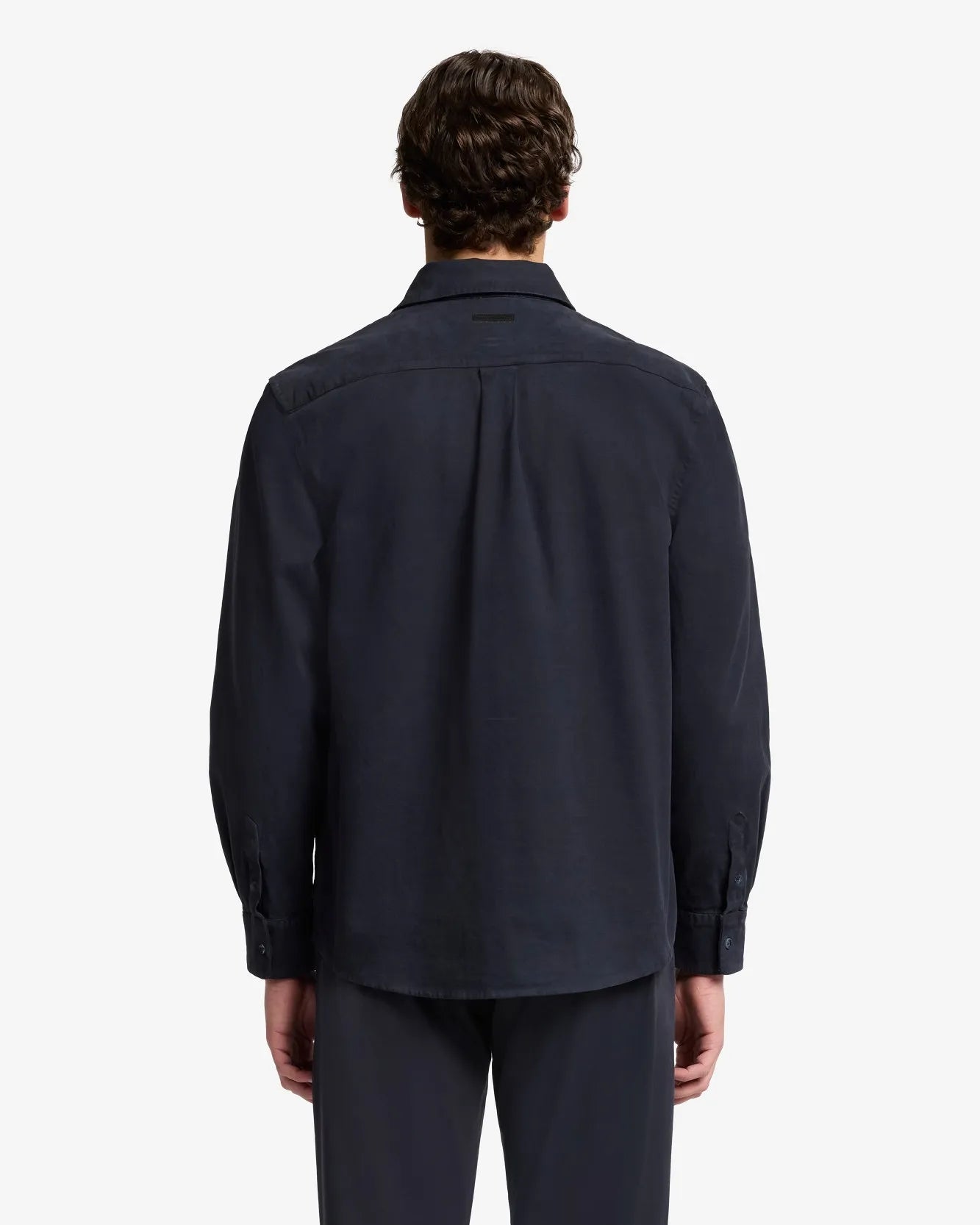 7 For All Mankind_Blue_Long Sleeve Regular Shirt in Comfort Twill_7TN80E39_1NQ_04