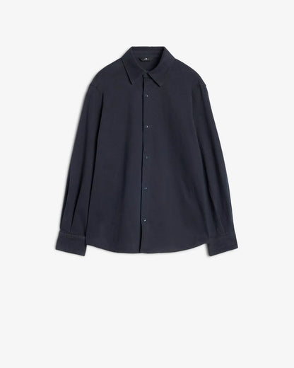 7 For All Mankind_Blue_Long Sleeve Regular Shirt in Comfort Twill_7TN80E39_1NQ_06