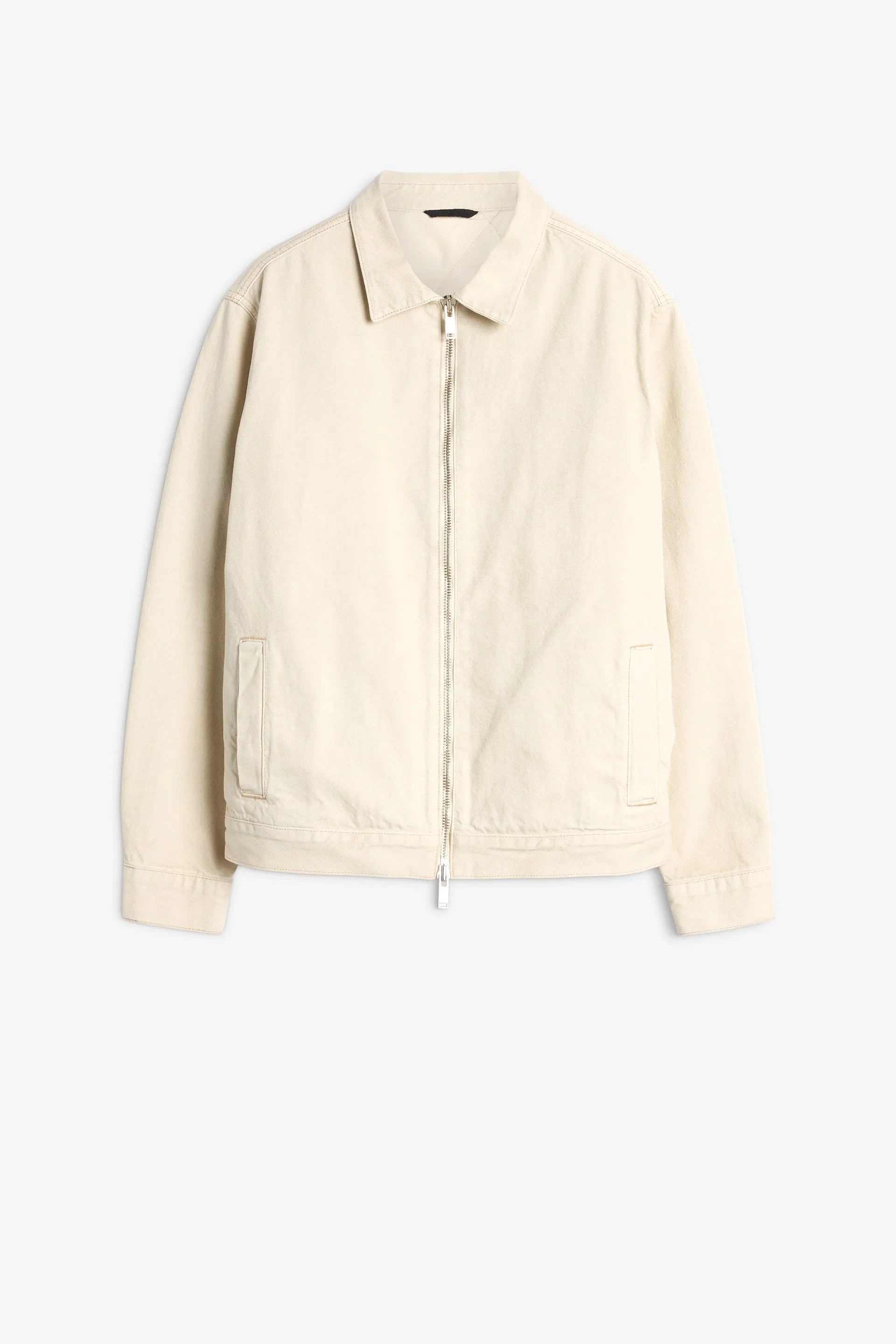 7 For All Mankind_Beige_Padded Harrington Jacket_7TY80E43_1NN_07