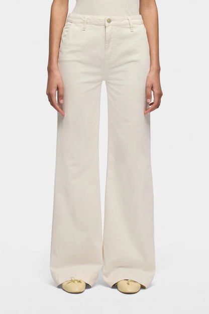 7 For All Mankind Ecru Women Modern Dojo in Comfort Twill SKU: 7U330E39_3O7 Image 02
