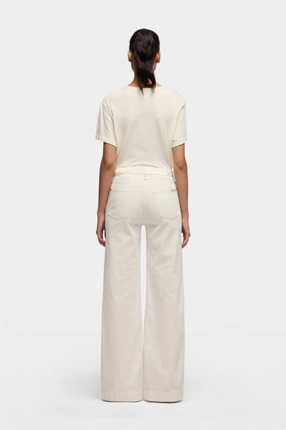 7 For All Mankind Ecru Women Modern Dojo in Comfort Twill SKU: 7U330E39_3O7 Image 04