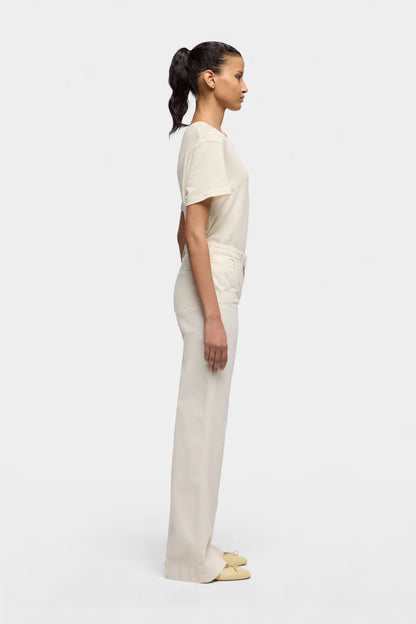 7 For All Mankind Ecru Women Modern Dojo in Comfort Twill SKU: 7U330E39_3O7 Image 05
