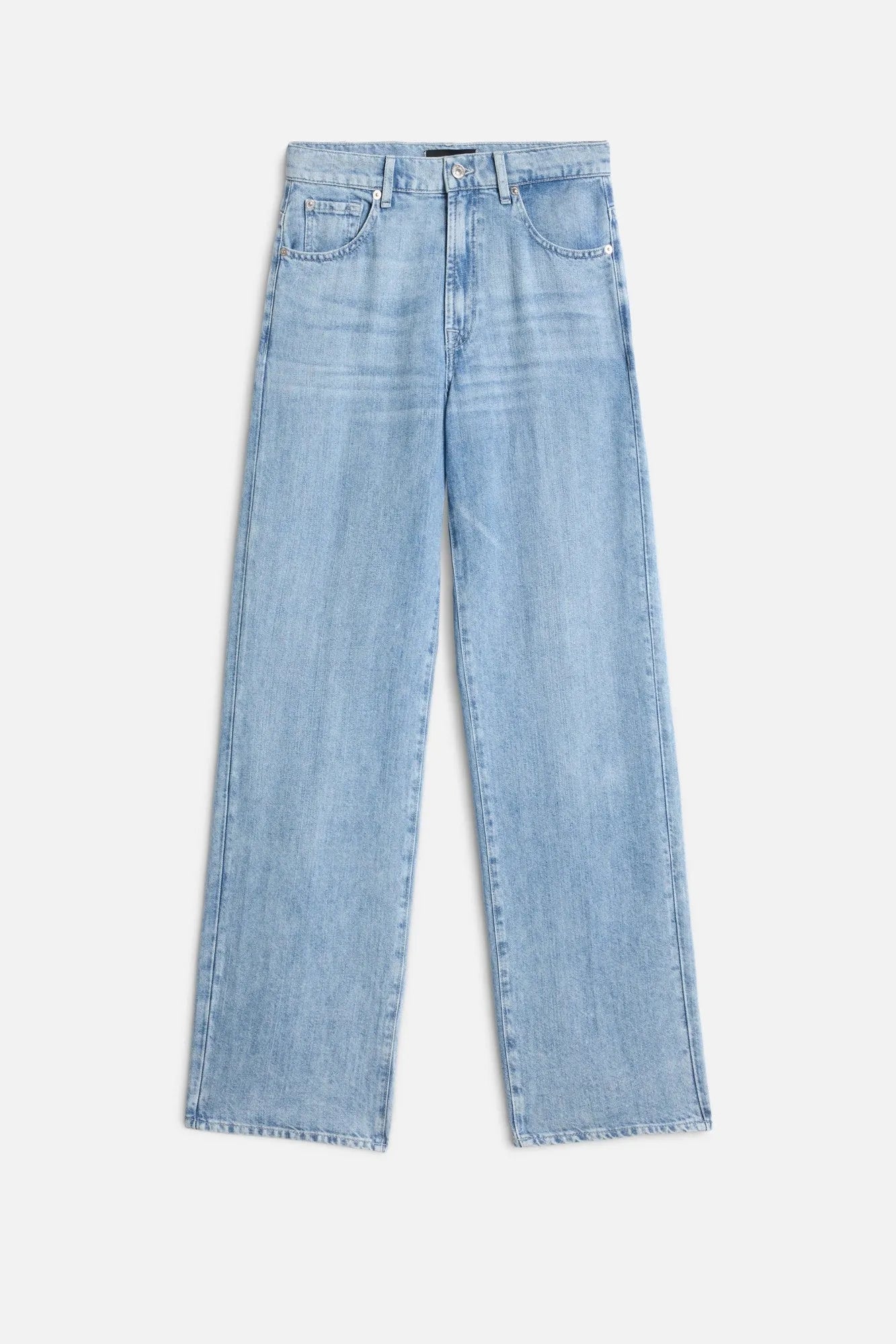7 For All Mankind Iris Women Stovepipe Straight in Indigo Linen SKU: 7U4N0U03_IRI Image 01