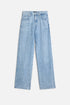 7 For All Mankind Iris Women Stovepipe Straight in Indigo Linen SKU: 7U4N0U03_IRI Image 01