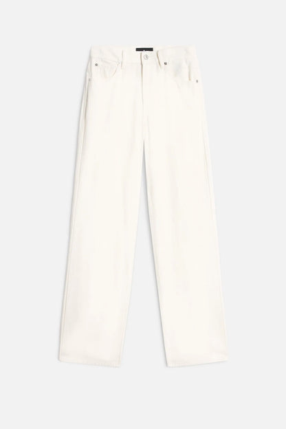7 For All Mankind White Women Stovepipe Straight in Denim Linen SKU: 7U4N0X10_LNI Image 01