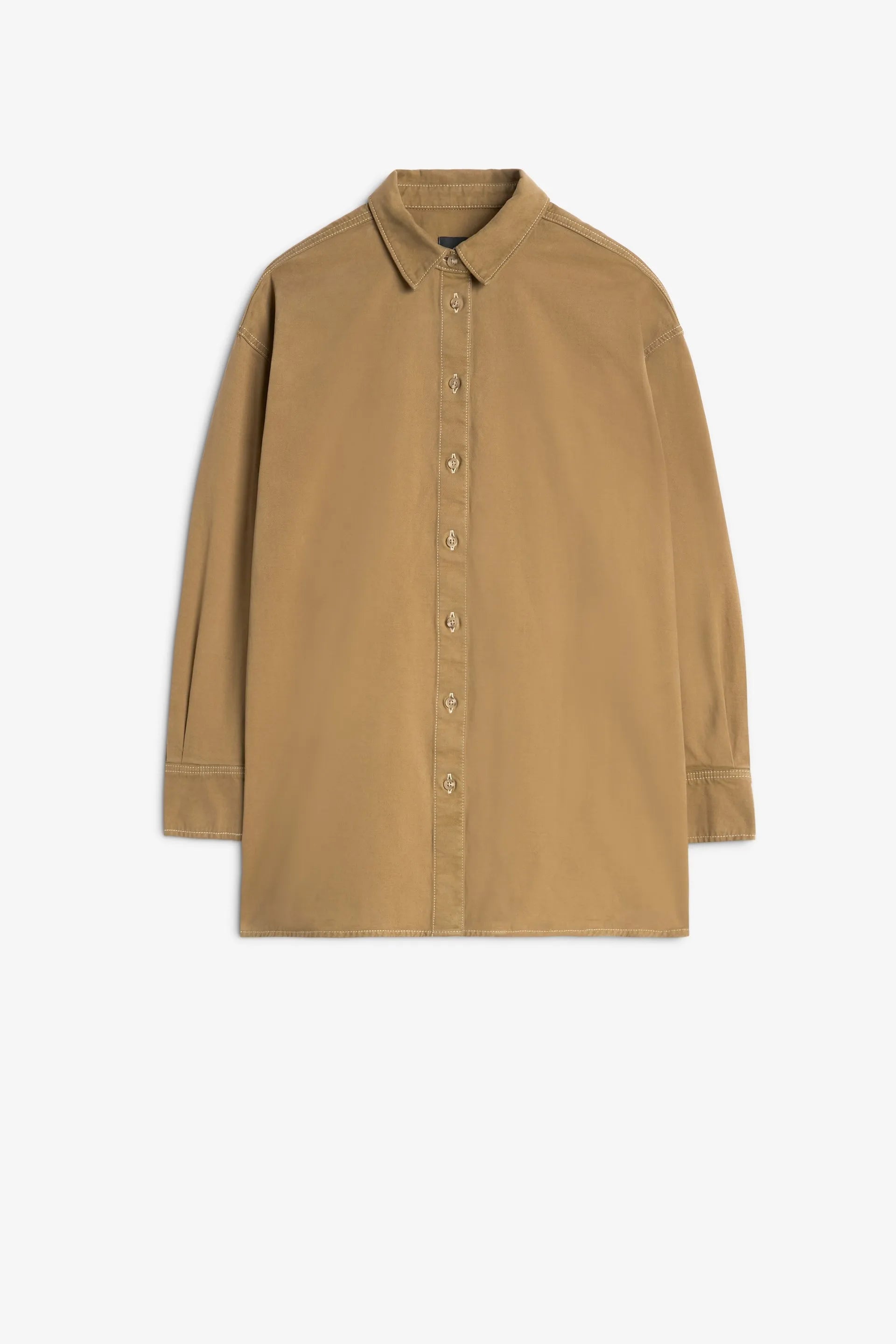 7 For All Mankind_Beige_Nina Overshirt in Comfort Twill_7U780E39_1A8_07