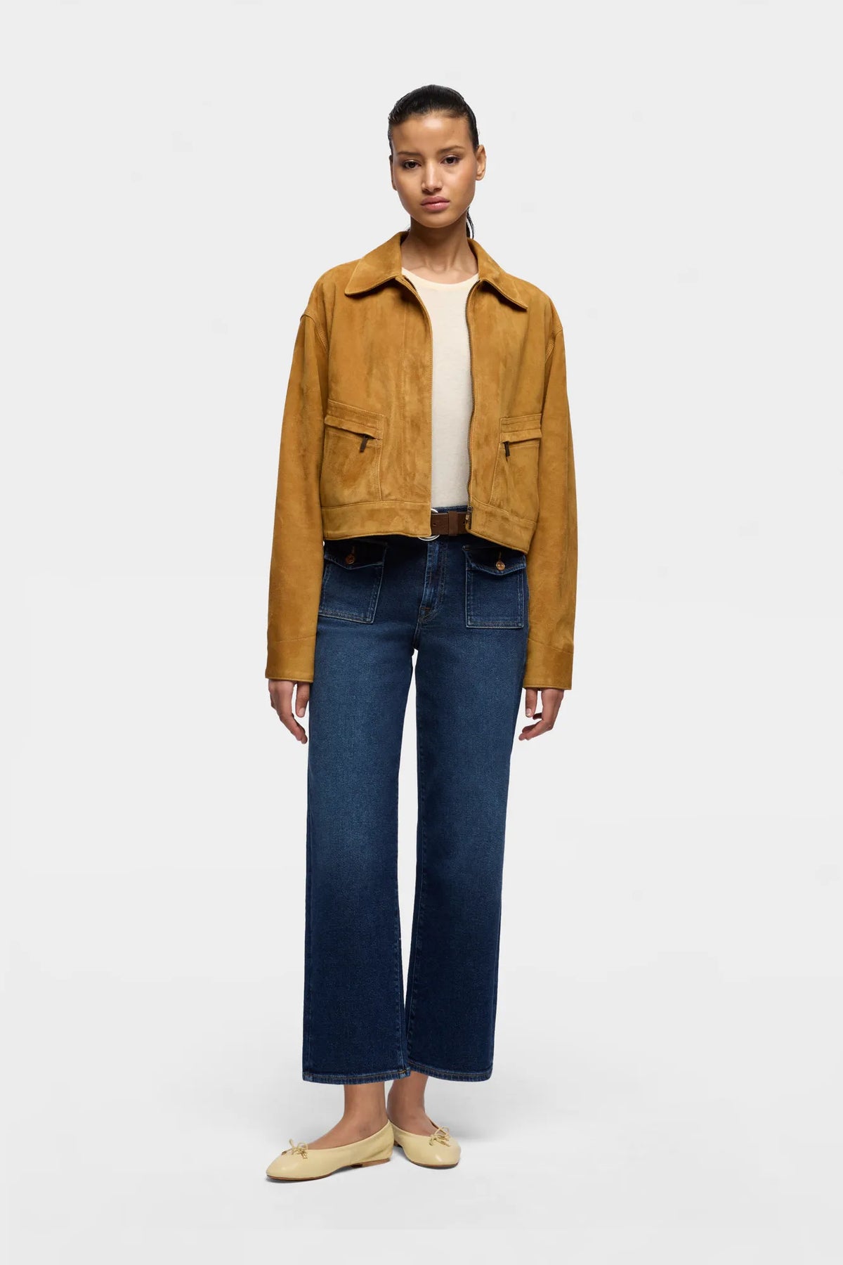 7 For All Mankind Dark Blue Women Stovepipe Straight Ankle in Luxe Vintage SKU: 7U7B0A91_3NO Image 01