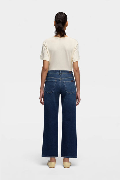 7 For All Mankind Dark Blue Women Stovepipe Straight Ankle in Luxe Vintage SKU: 7U7B0A91_3NO Image 04