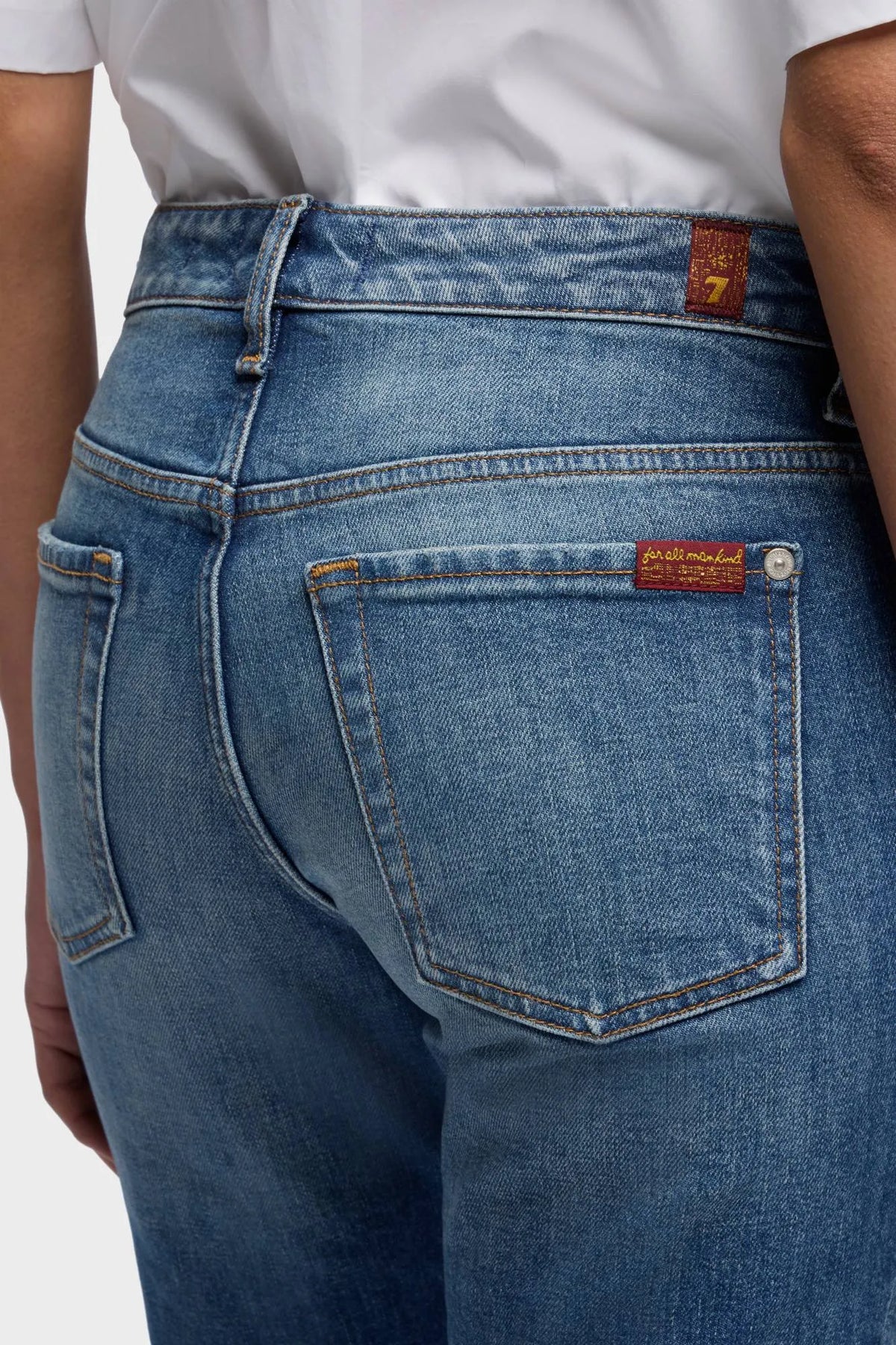 7 For All Mankind Light Blue Women Low Cigarette SKU: 7U7E0K85_3NG Image 03