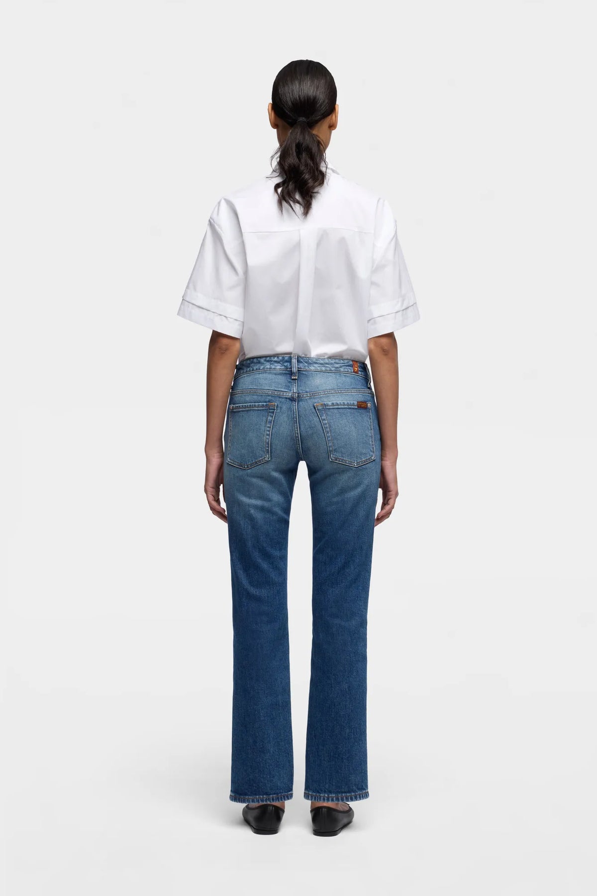 7 For All Mankind Light Blue Women Low Cigarette SKU: 7U7E0K85_3NG Image 04