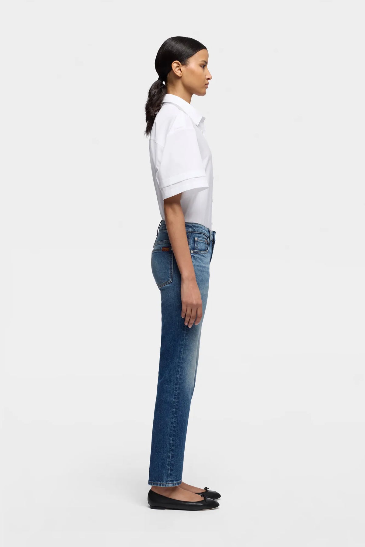 7 For All Mankind Light Blue Women Low Cigarette SKU: 7U7E0K85_3NG Image 05