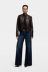 7 For All Mankind Mid Blue Women Tailorless Lotta in Airweft SKU: 7U8E0G87_DPS Image 01