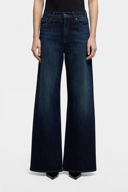 7 For All Mankind Mid Blue Women Tailorless Lotta in Airweft SKU: 7U8E0G87_DPS Image 02