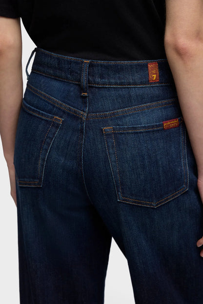 7 For All Mankind Mid Blue Women Tailorless Lotta in Airweft SKU: 7U8E0G87_DPS Image 03