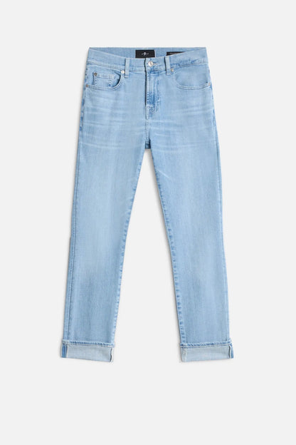 7 For All Mankind Mid Blue Women Relaxed Skinny in Slim Illusion SKU: 7UC30C12_3DH Image 01