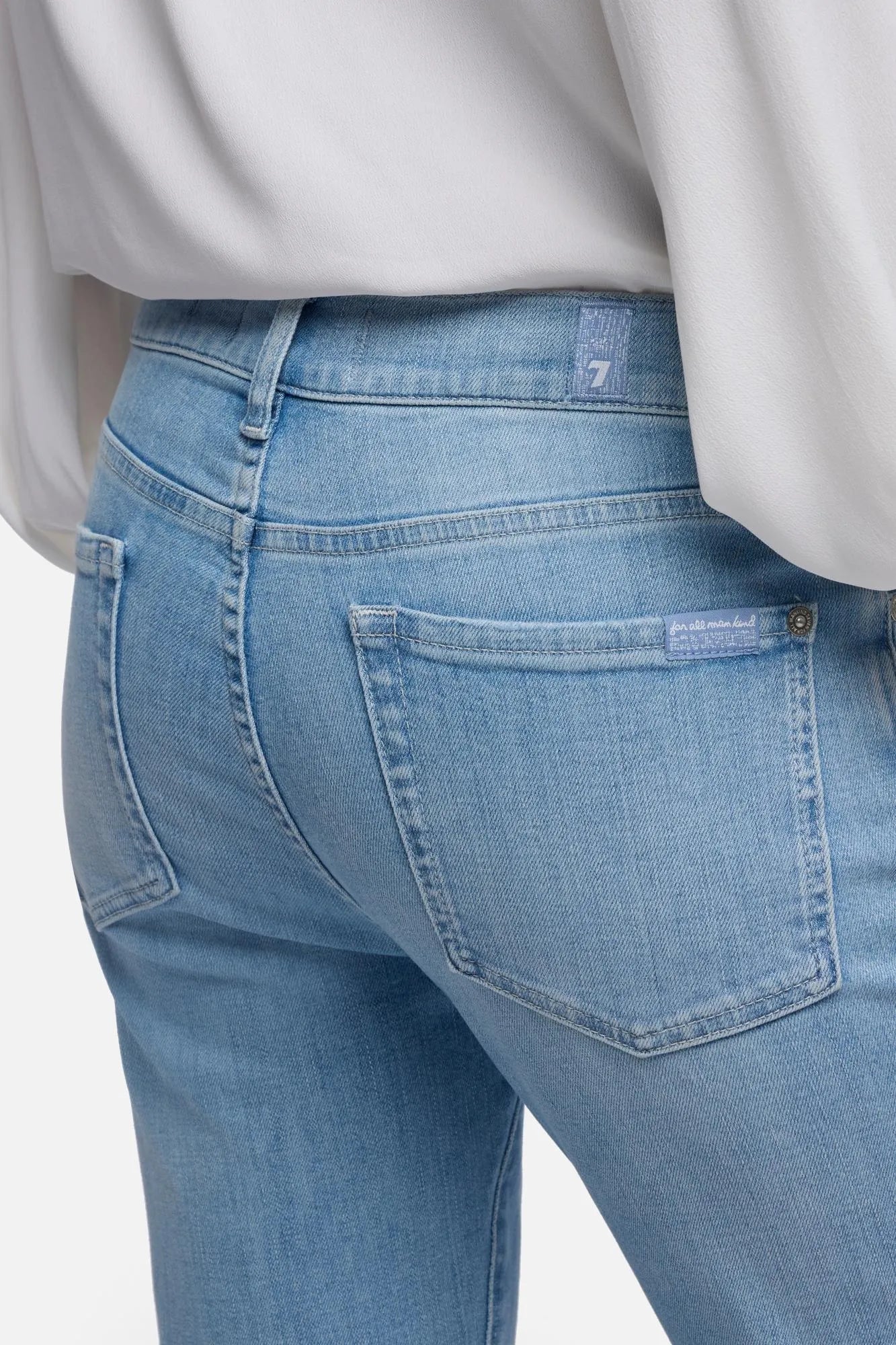 7 For All Mankind Mid Blue Women Relaxed Skinny in Slim Illusion SKU: 7UC30C12_3DH Image 04