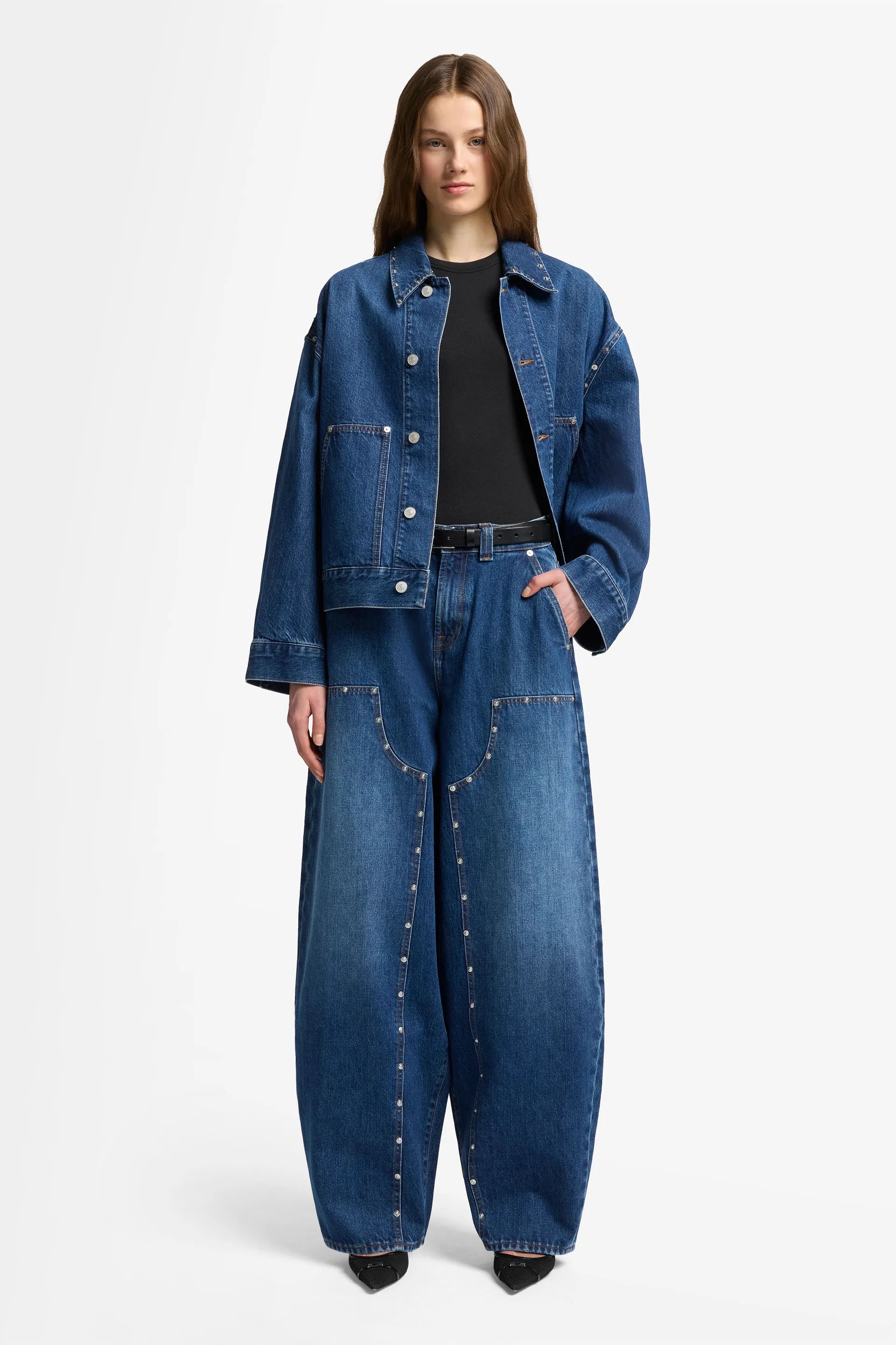 7 For All Mankind_Dark Blue_Studded Balloon_7UF50066_1BL_01