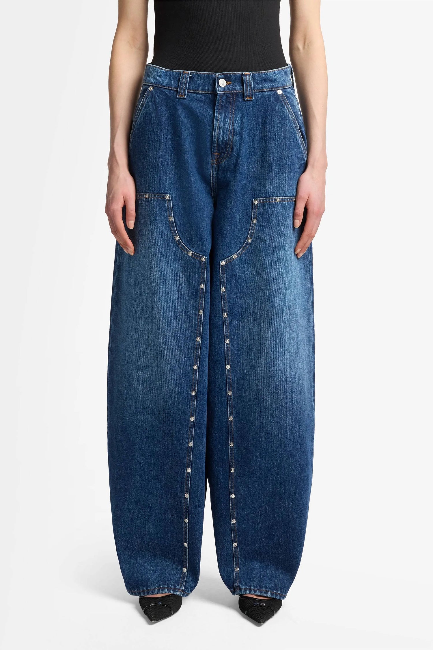 7 For All Mankind_Dark Blue_Studded Balloon_7UF50066_1BL_02