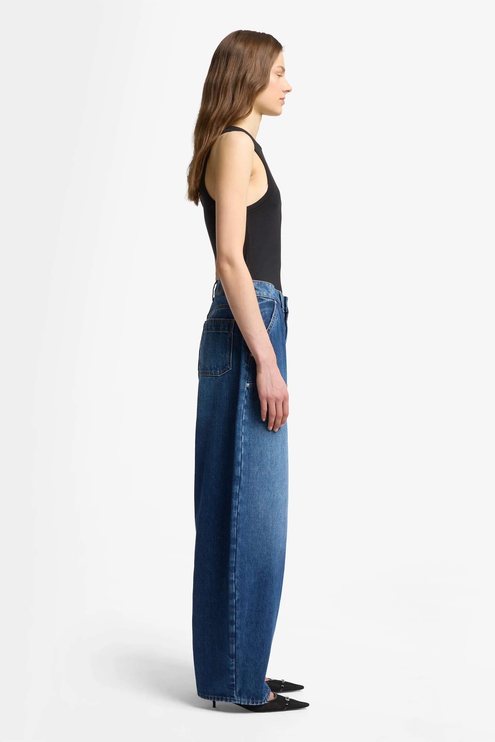 7 For All Mankind_Dark Blue_Studded Balloon_7UF50066_1BL_05