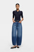 7 For All Mankind Light Blue Women Bonnie Curvilinear SKU: 7UF70E52_3NW Image 01