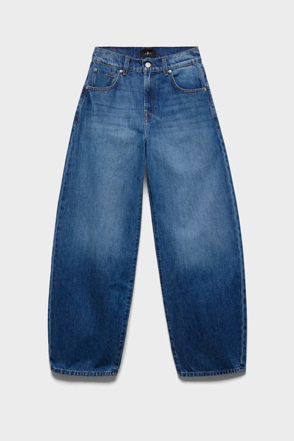 7 For All Mankind Light Blue Women Bonnie Curvilinear SKU: 7UF70E52_3NW Image 06