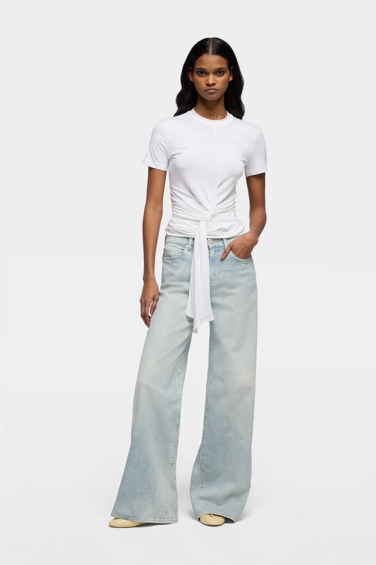 7 For All Mankind Blue Women Lotta SKU: 7UG21H14_3O4 Image 01