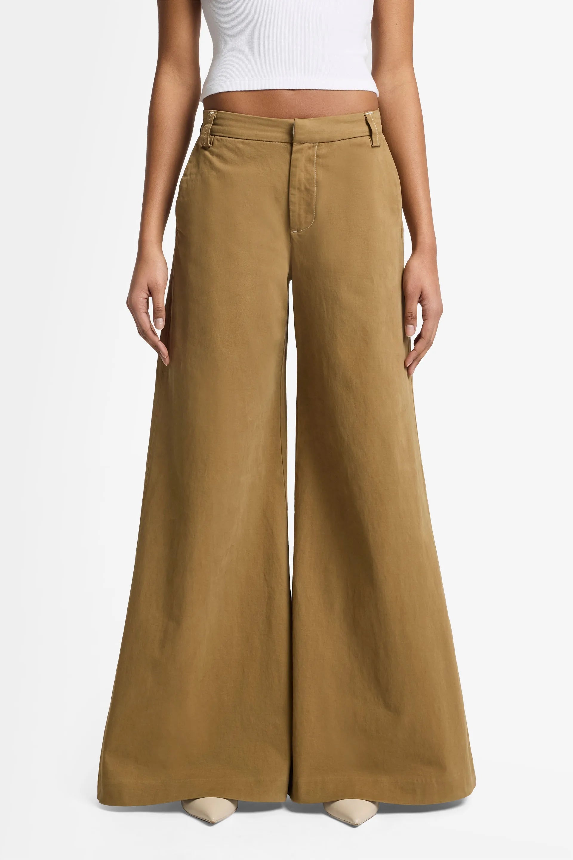 7 For All Mankind_Beige_Willow Trouser in Comfort Twill_7UJ50E39_1A8_01
