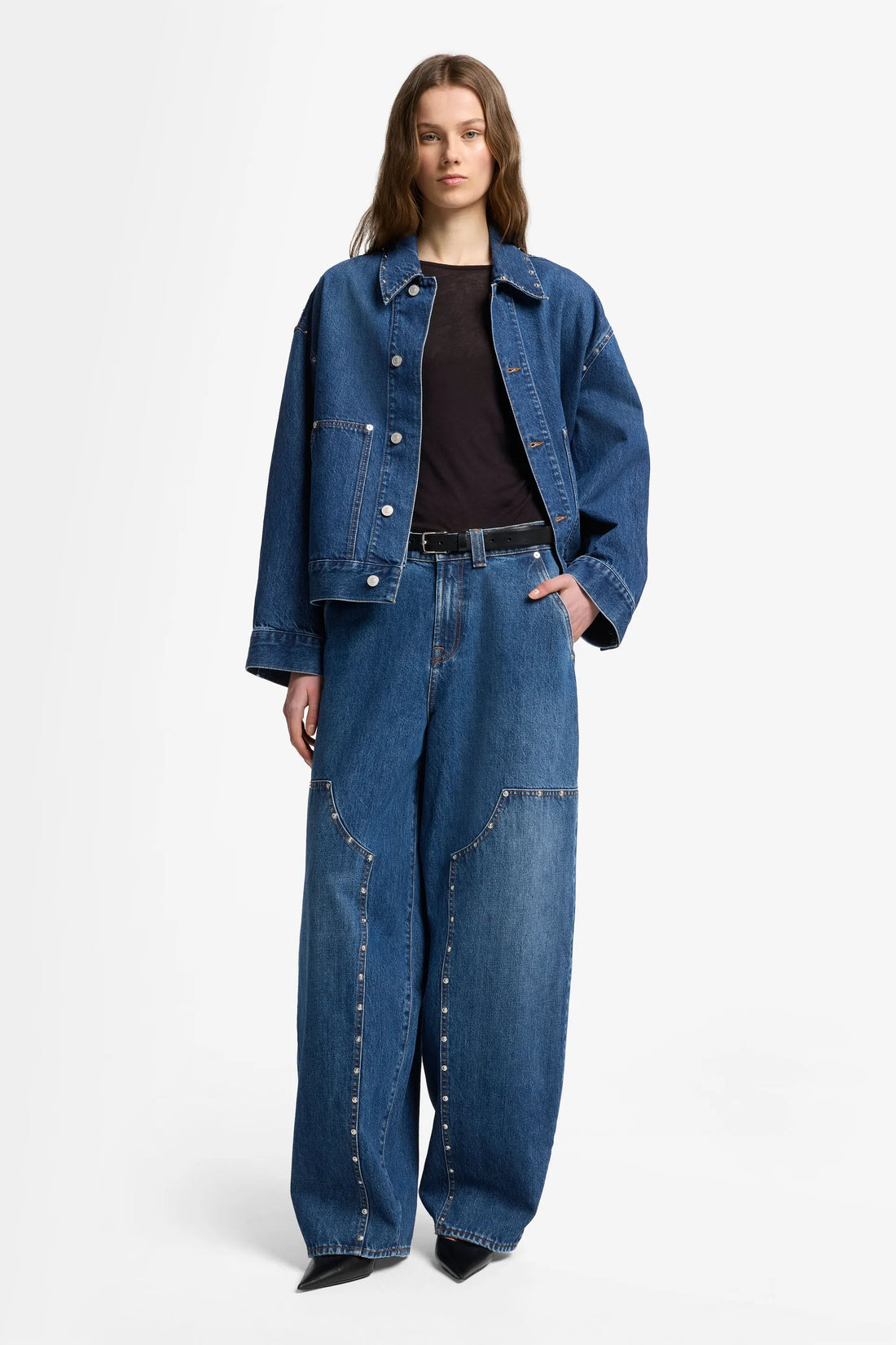 7 For All Mankind_Dark Blue_Cropped Jacket_7UJ80066_1BL_03