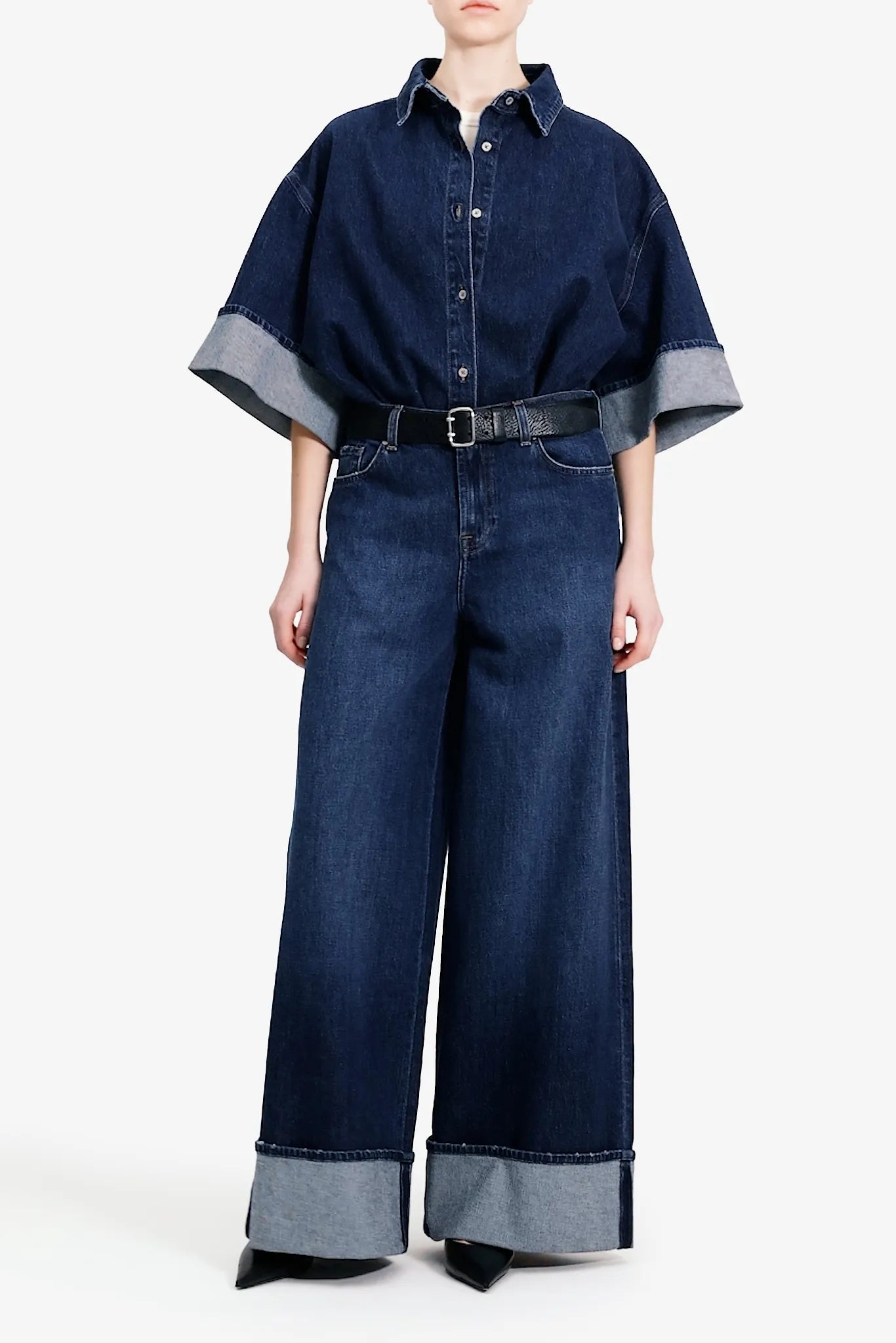7 For All Mankind_Dark Blue_Mankind Nina Cuffed Overshirt_7UK40C10_1BM_01