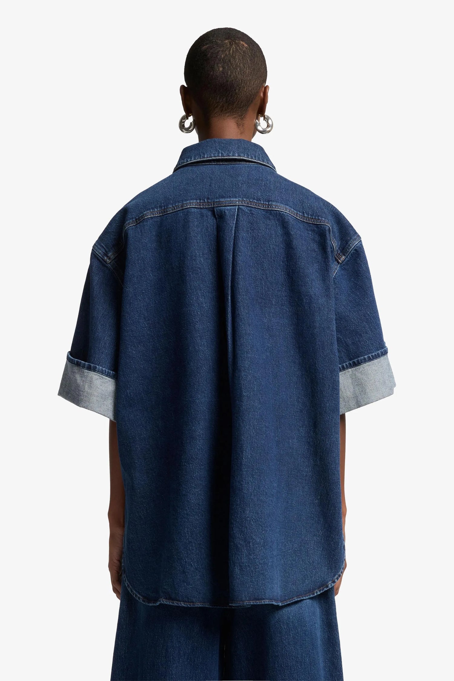 7 For All Mankind_Dark Blue_Mankind Nina Cuffed Overshirt_7UK40C10_1BM_07